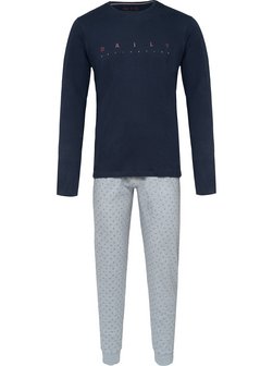 Artikelbild Herren Pyjama  -  Cozy Comfort von Phil & Co. Berlin in mehrfarbig gemustert