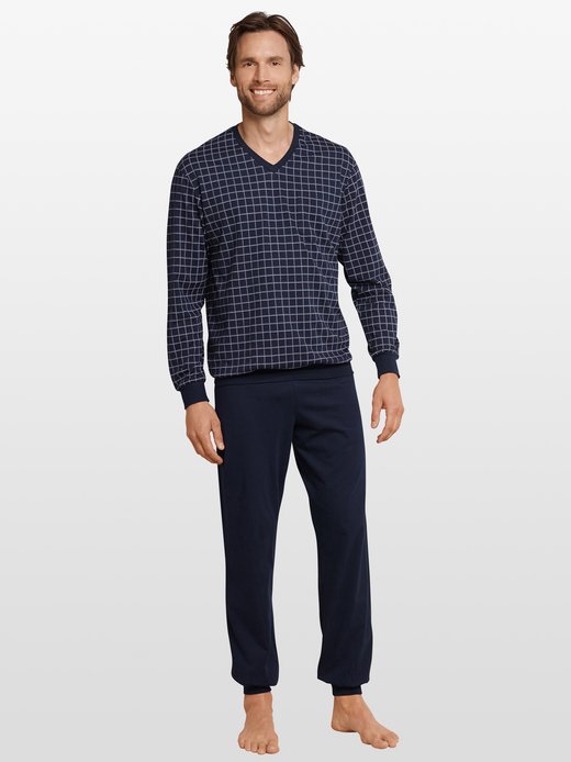 Herren Pyjama  -  Dark Sapphire