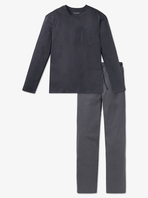 Herren Pyjama  -  Ebony