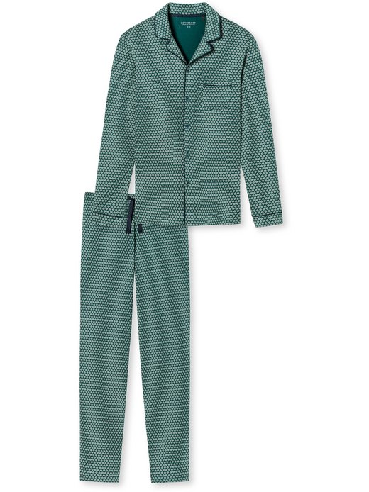 Herren Pyjama  -  Fine Interlock