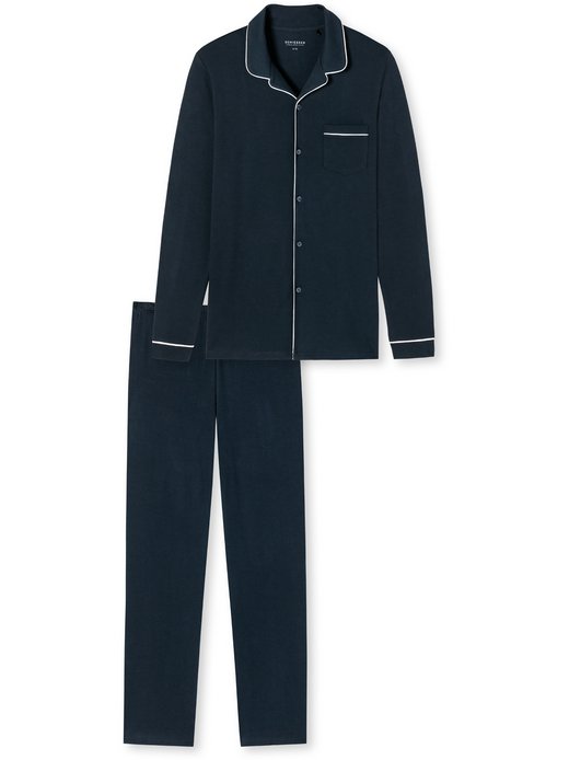 Herren Pyjama  -  Fine Interlock