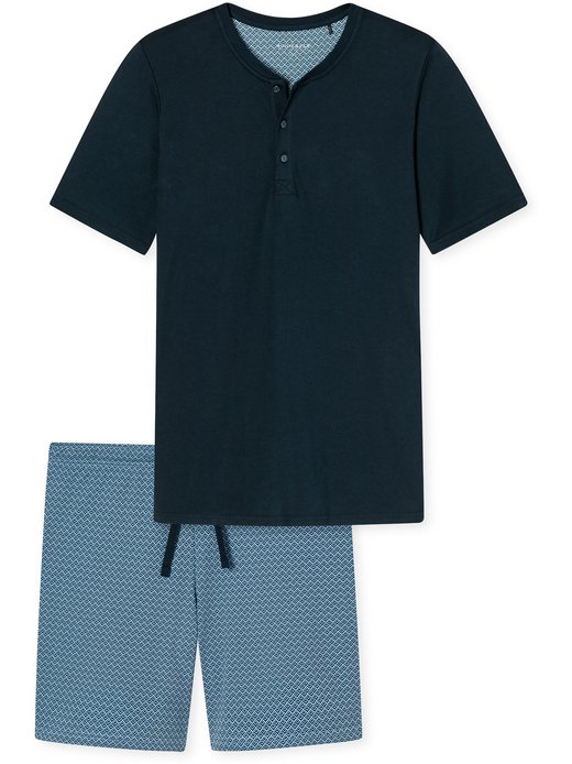 Herren Pyjama  -  Fine Interlock