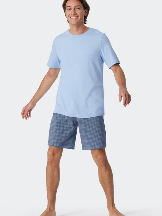 Herren Pyjama  -  Fine Interlock