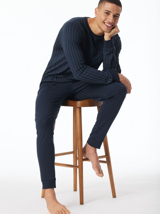 Herren Pyjama  -  Fine Interlock