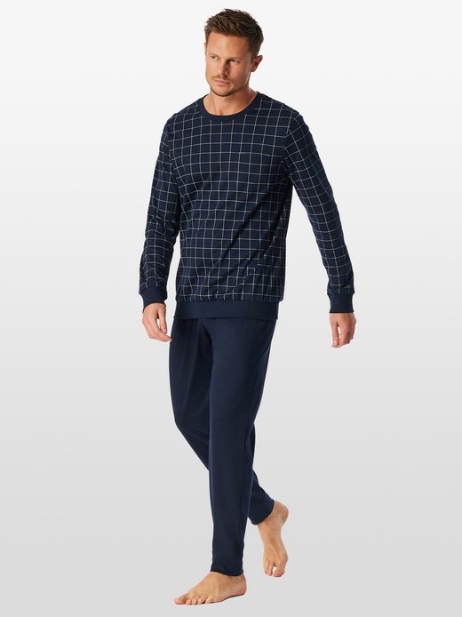 Herren Pyjama  -  Fine Interlock