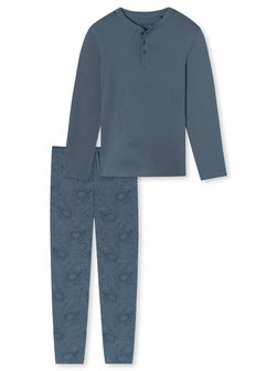 Herren Pyjama  -  Fine Interlock