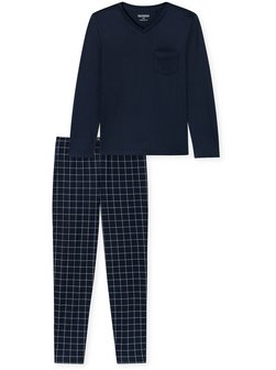 Herren Pyjama  -  Fine Interlock