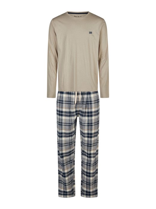 Herren Pyjama  -  Flanell