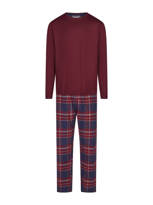 Herren Pyjama  -  Flanell