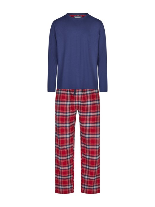 Herren Pyjama  -  Flanell
