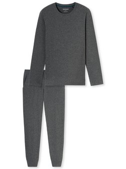 Artikelbild Herren Pyjama  -  Modern Nightwear von Schiesser in grau uni