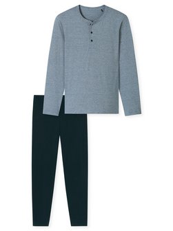 Herren Pyjama  -  Schlafanzug lang - Casual Essentials