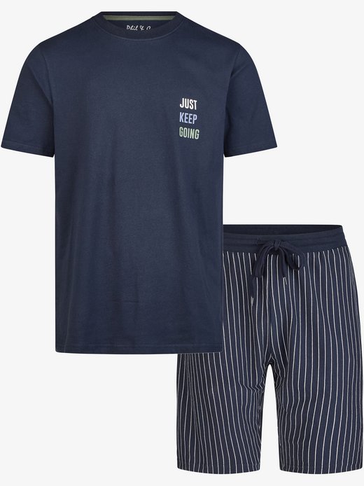 Herren Pyjama  -  Shorty