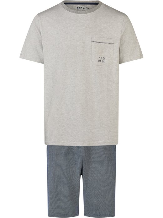 Herren Pyjama  -  Shorty