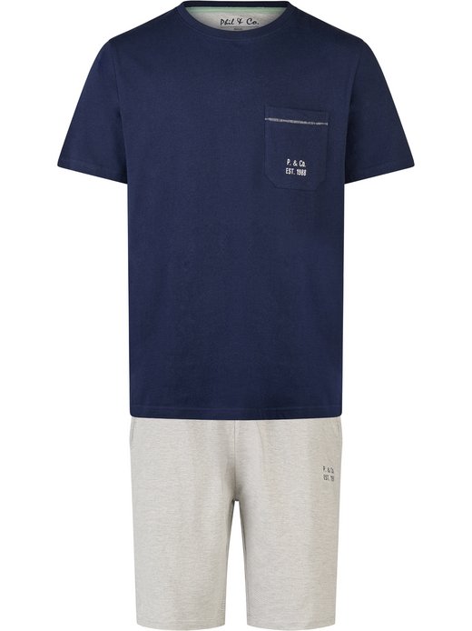 Herren Pyjama  -  Shorty