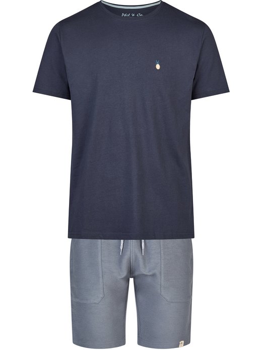 Herren Pyjama  -  Shorty