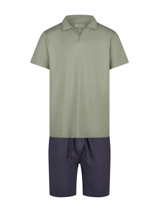 Herren Pyjama  -  Shorty