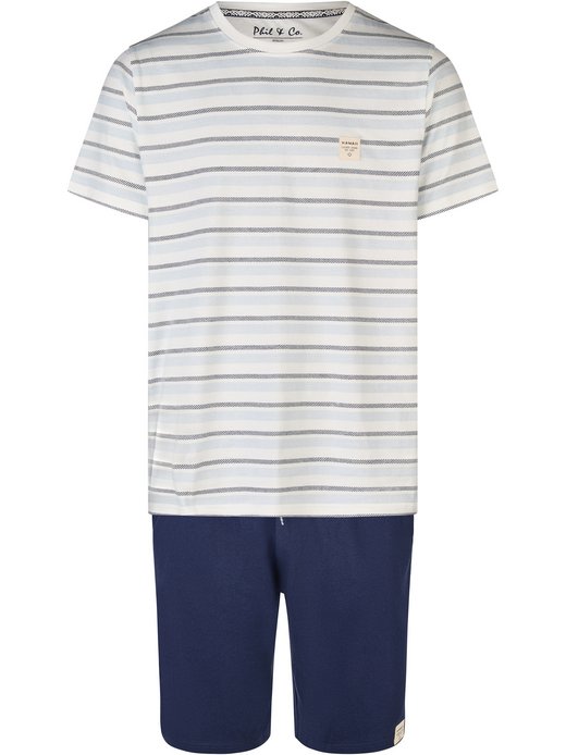 Herren Pyjama  -  Shorty