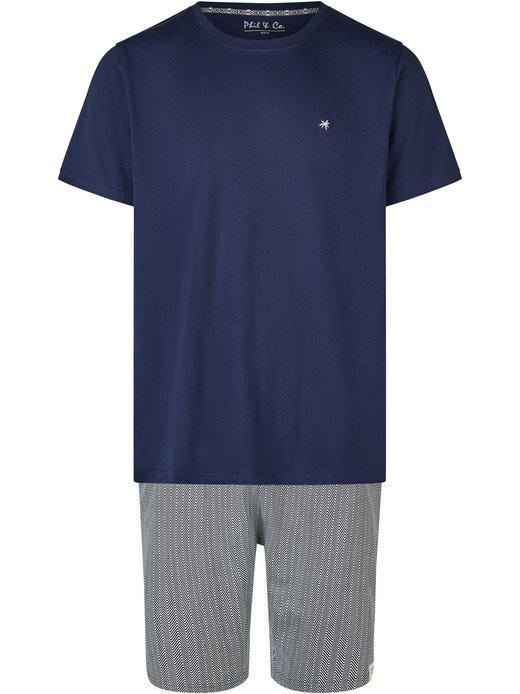 Herren Pyjama  -  Shorty