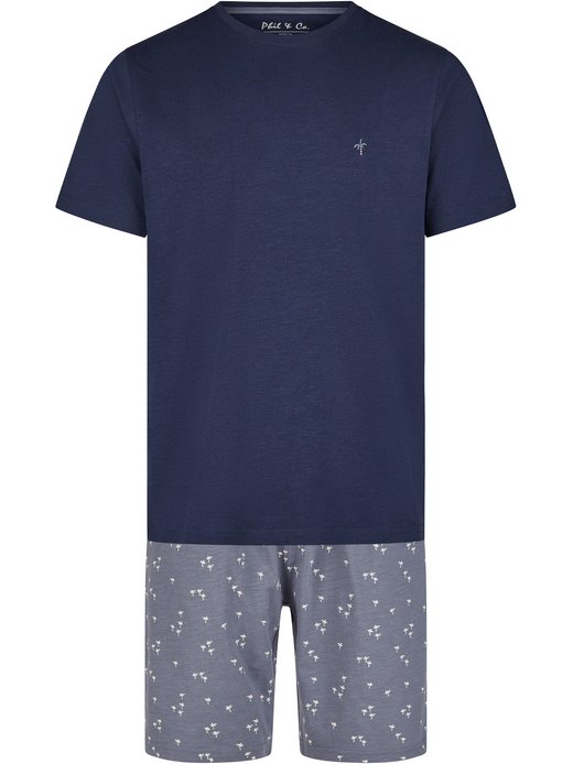 Herren Pyjama  -  Shorty