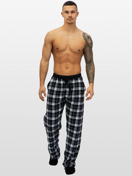 Herren Pyjamahose  -  Flanell