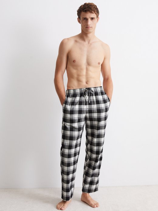 Herren Pyjamahose  -  Homey Flanell