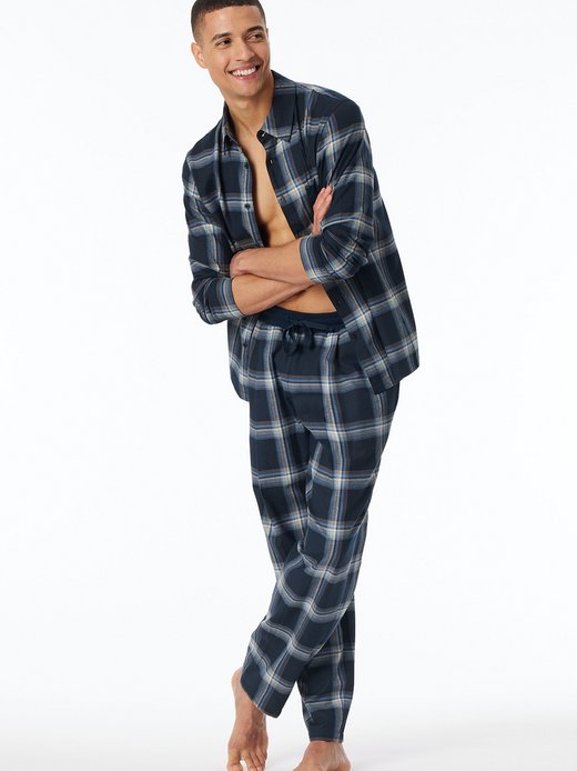 Herren Pyjamahose  -  Mix & Relax Flanell