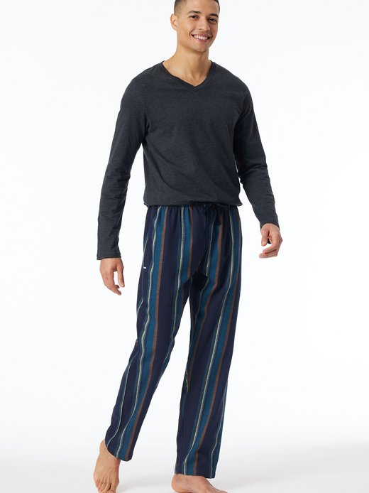 Herren Pyjamahose  -  Mix & Relax Flanell