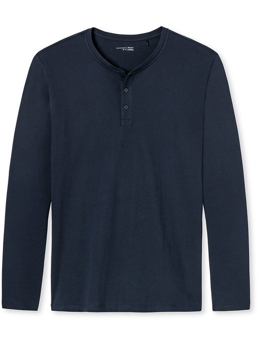 Herren Pyjamaoberteil  -  Longsleeve Mix & Relax