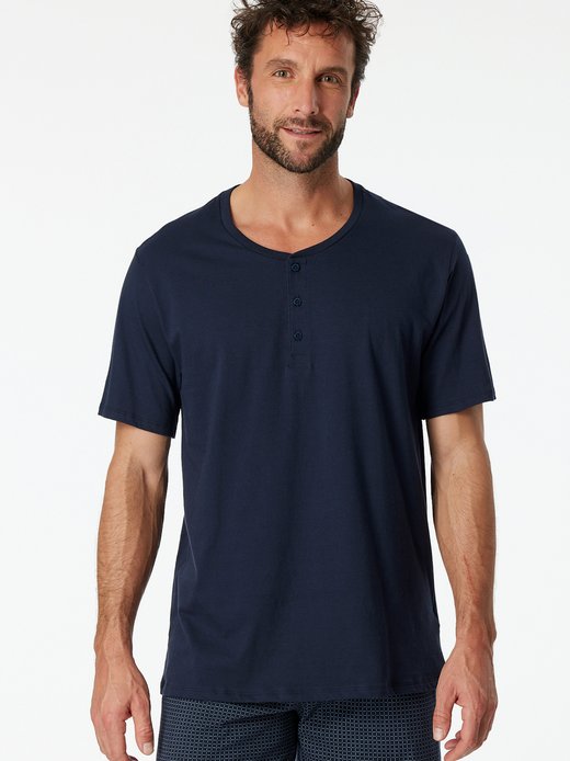 Herren Pyjamaoberteil  -  T-Shirt Mix & Relax