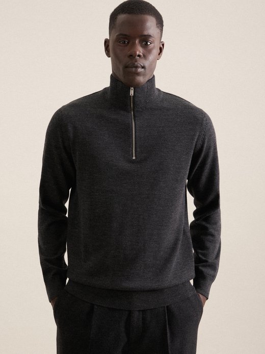 Herren Quarter Zip - Regular Fit