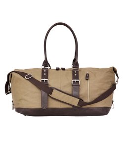 Artikelbild Herren Reisetasche - Canvas Weekender von Paddock`s in braun uni