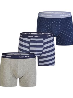 Artikelbild Herren Retro Boxer  -  Jersey von HAPPY SHORTS in mehrfarbig bedruckt