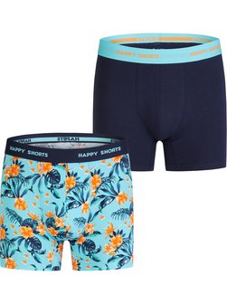 Artikelbild Herren Retro Boxer  -  Jersey von HAPPY SHORTS in mehrfarbig bedruckt