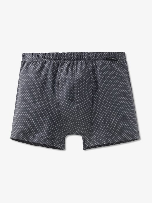 Herren Retro Boxer  -  Minimal Print Ebony