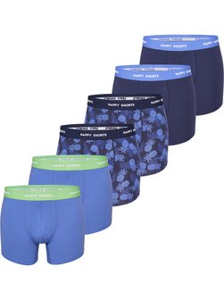 Artikelbild Herren Retro Pants  -  Jersey von HAPPY SHORTS in blau gemustert