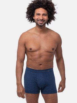 Herren Retro Short  - 3er Pack Jeans Feinripp