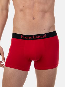 Artikelbild Herren Retro Short  - 4er Pack Flowing von Bruno Banani in rot uni