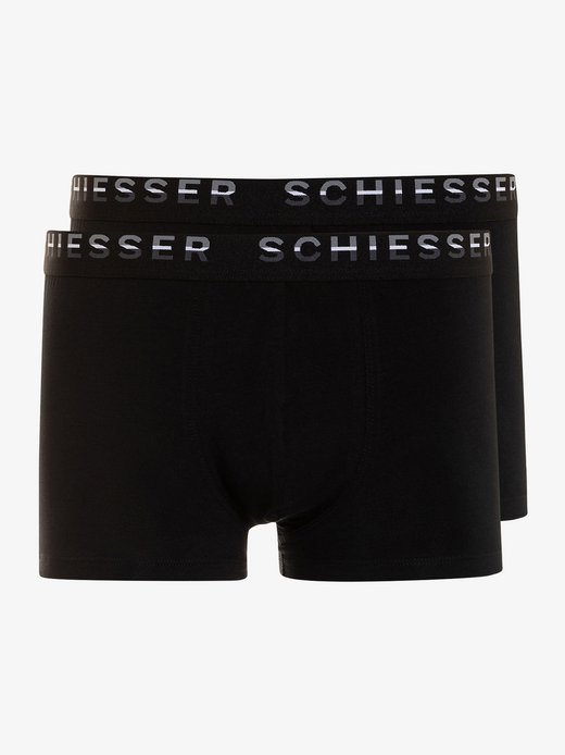 Herren Retroshorts  -  2er-Pack Classic Black