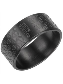 Artikelbild Herren Ring von True Rebels in schwarz uni