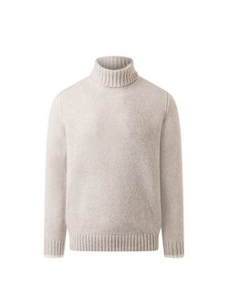 Herren Rollkragenpullover aus Schurwolle