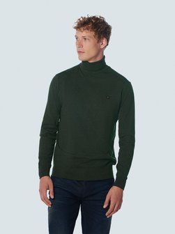 Artikelbild Herren Rollkragenpullover von No Excess in grün uni