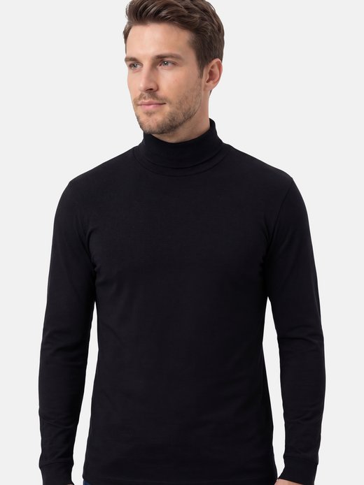 Herren Rollkragenshirt - 3er Pack Basic