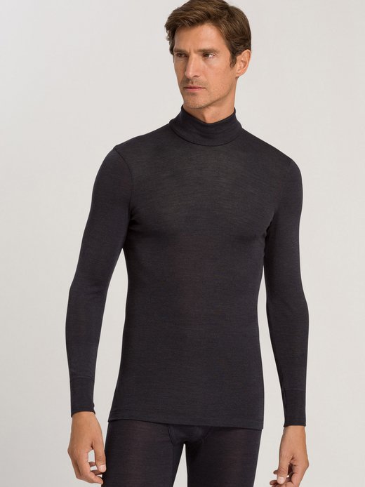 Herren Rollkragenshirt  -  Woolen Silk