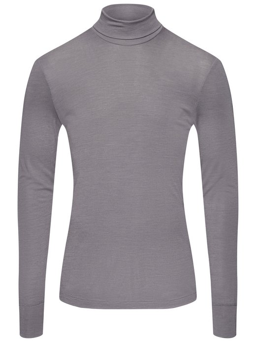 Herren Rollkragenshirt  -  Woolen Silk