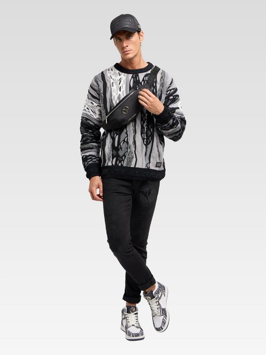 Herren Rundhalspullover  -  Di Panfilo