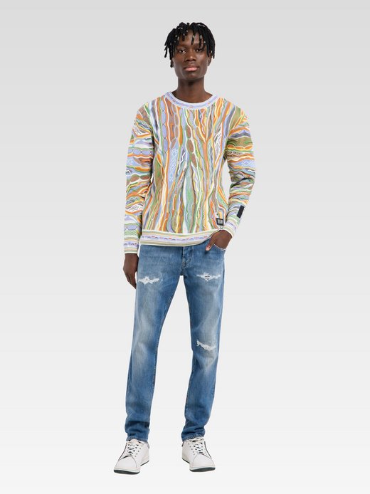 Herren Rundhalspullover  -  Fanti