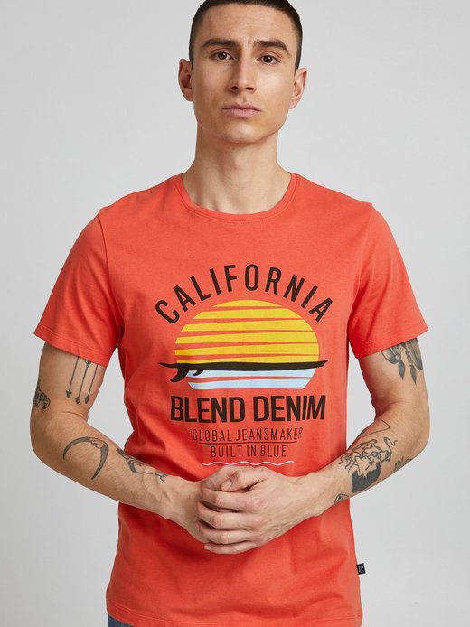 Herren Rundhalsshirt - BHCalifo