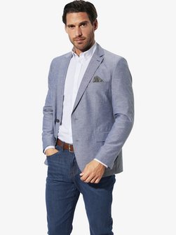 Artikelbild Herren Sakko - RANDAR von BABISTA in blau uni