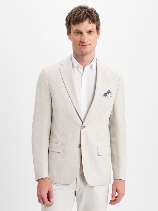 Herren Sakko mit Leinenanteil